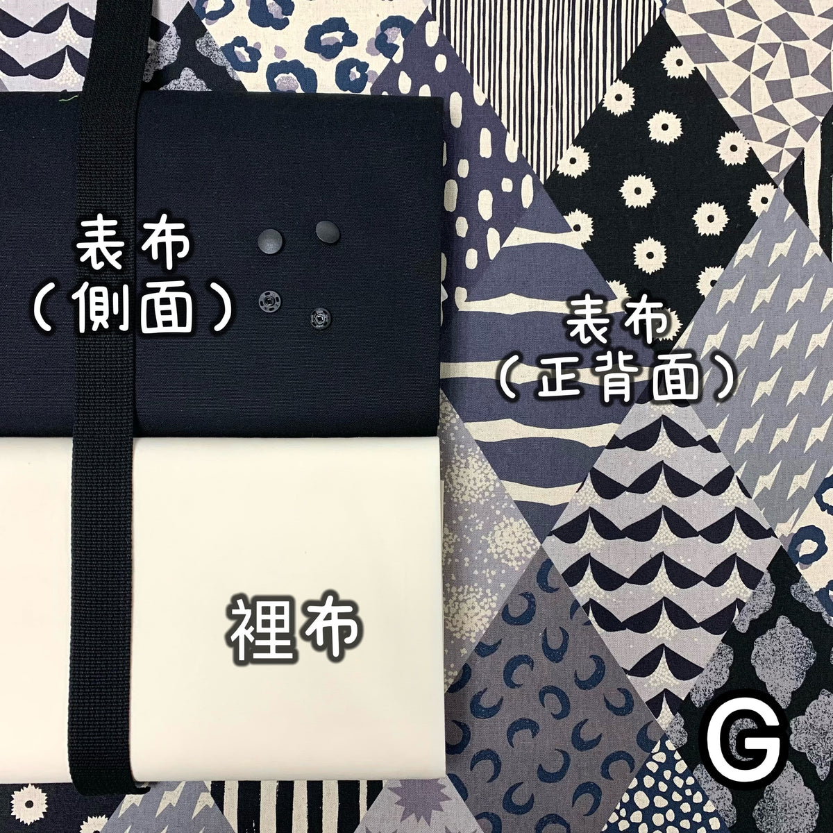 K·T SEWING｜限時推出！「三層Totebag」材料包 *送影片教學 （10月13日截單) Easy Three Pockets Totebag sewing kit (include tutorial videos)