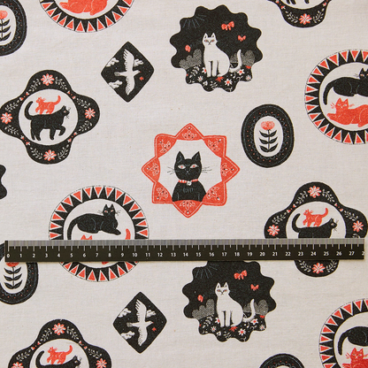 Sanae Sugimoto | Cat Days | cotton linen 棉麻