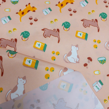 Korea | 牛奶貓貓 | waterproof fabric 防水布