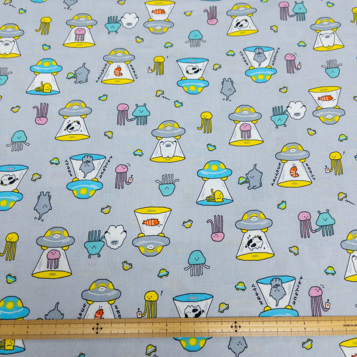 Japan | mystical 神秘不解之謎卡通布 | cotton printed sheeting 純棉