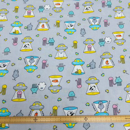 Japan | mystical 神秘不解之謎卡通布 | cotton printed sheeting 純棉