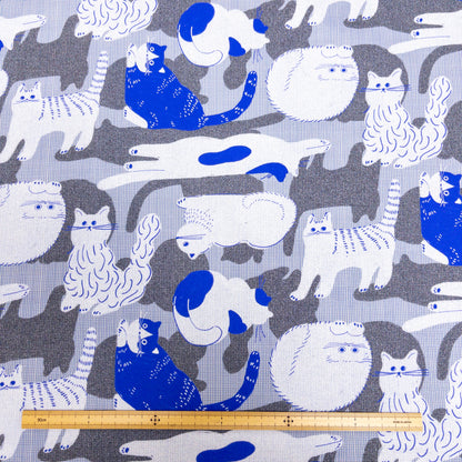 nora. | hairy cat 毛茸茸貓貓 | cotton printed sheeting 純棉