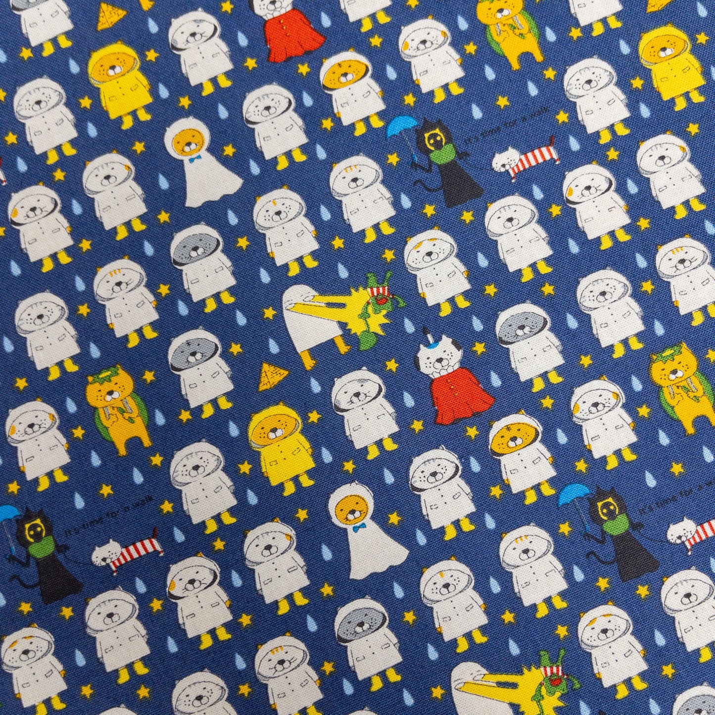 Kobayashi | raincoats cats 雨衣貓貓 | cotton canvas 純棉