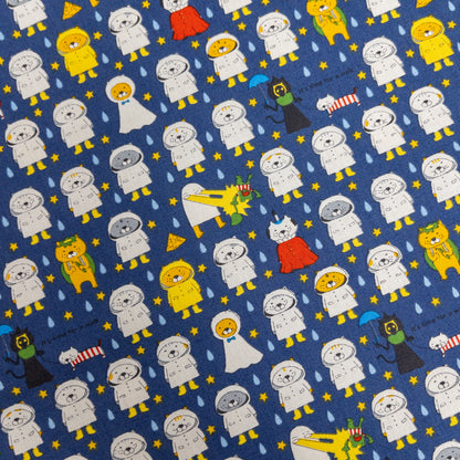Kobayashi | raincoats cats 雨衣貓貓 | cotton canvas 純棉