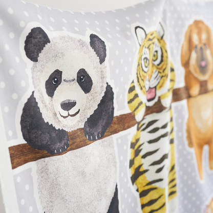 kokka home deco 掛掛動物 | cotton printed sheeting panel 純棉