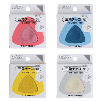 Clover tailor's chalk with sharpener 三角劃粉 附專用削筆刀