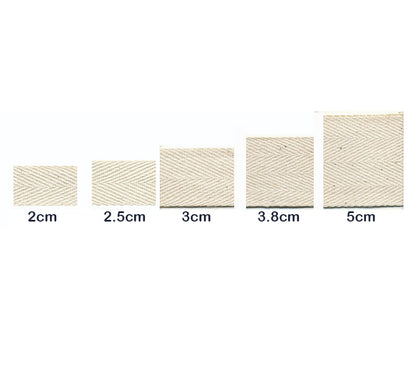 webbing 織帶 | twill tape 斜紋帶 麻色 人字織帶