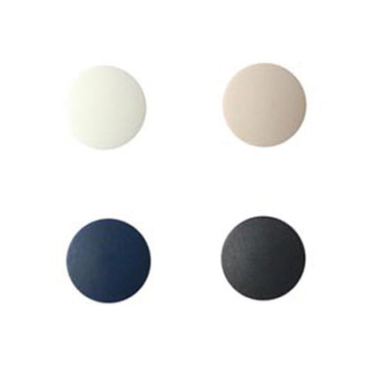 solid color rubber snap press machine button 4 colors 13mm - 60 pairs 純色機用膠啪鈕 4色 13mm - 60對 (需使用打鈕機)