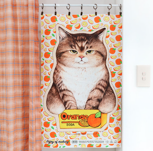 Unclecat 貓叔叔 | 厭世虎紋貓貓 cat panel 定位布