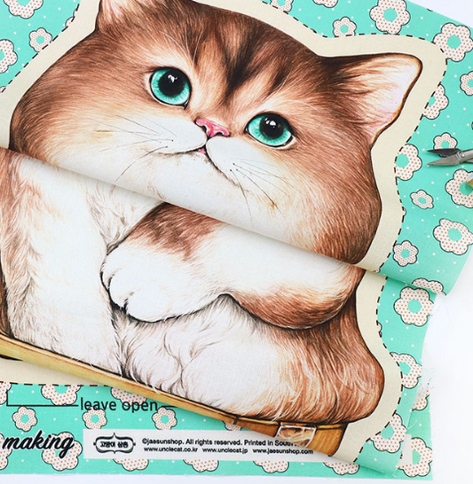 Unclecat 貓叔叔 | 花花紙箱肥貓貓 cat panel 定位布