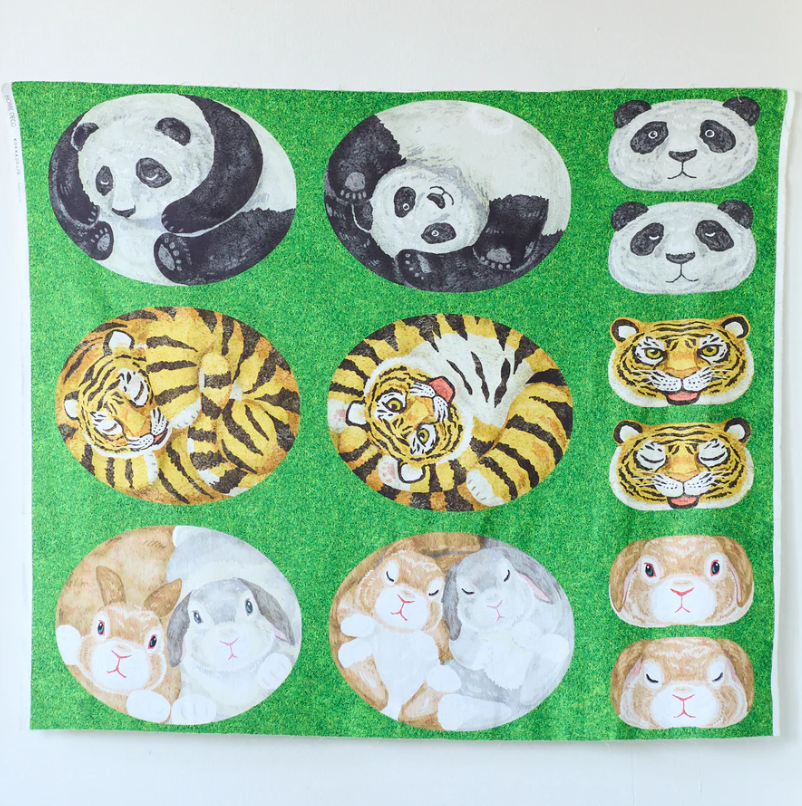 kokka home deco maru - animals 動物 | cotton 純棉