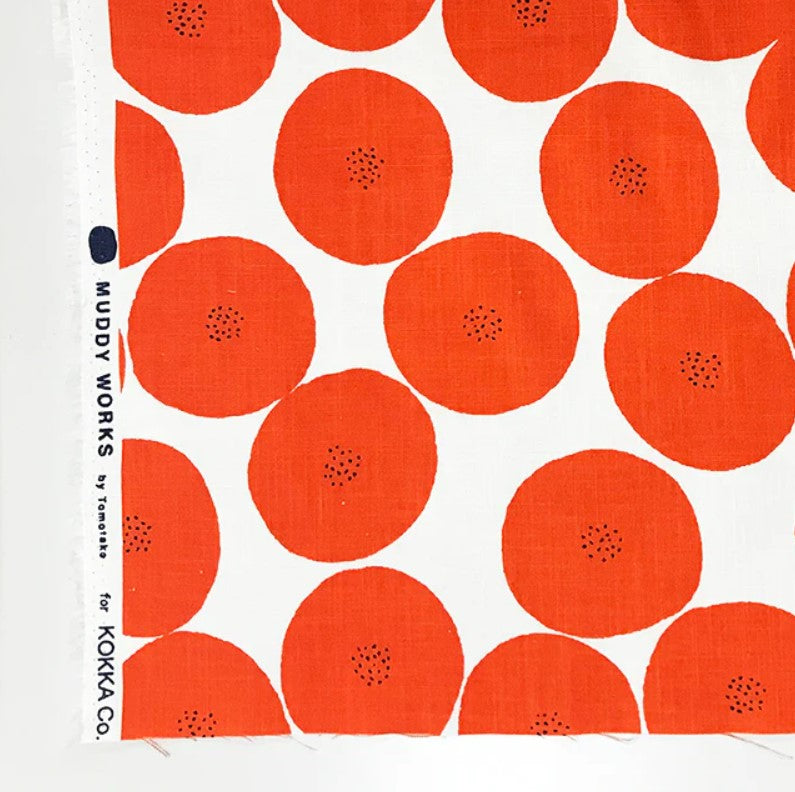 MUDDY WORKS by tomotake | anpan | cotton printed canvas 純棉