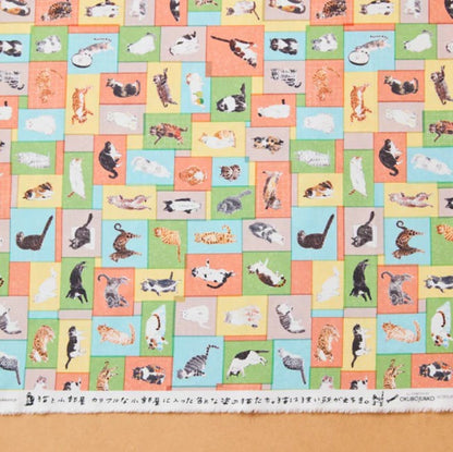Paper message | cat house 貓貓小部屋 | cotton printed sheeting 純棉