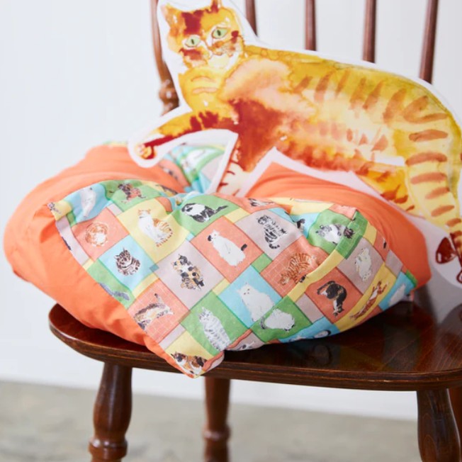 Paper message | cat house 貓貓小部屋 | cotton printed sheeting 純棉