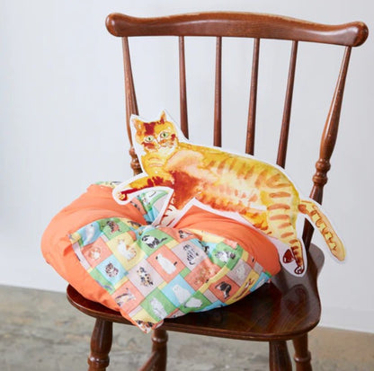 Paper message | cat house 貓貓小部屋 | cotton printed sheeting 純棉