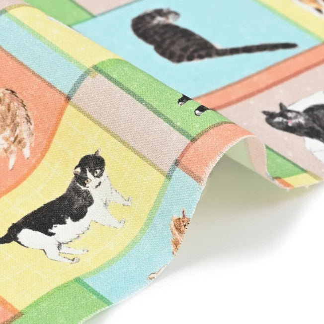 Paper message | cat house 貓貓小部屋 | cotton printed sheeting 純棉