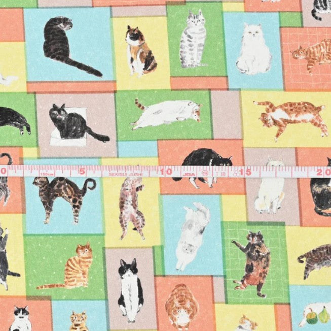 Paper message | cat house 貓貓小部屋 | cotton printed sheeting 純棉