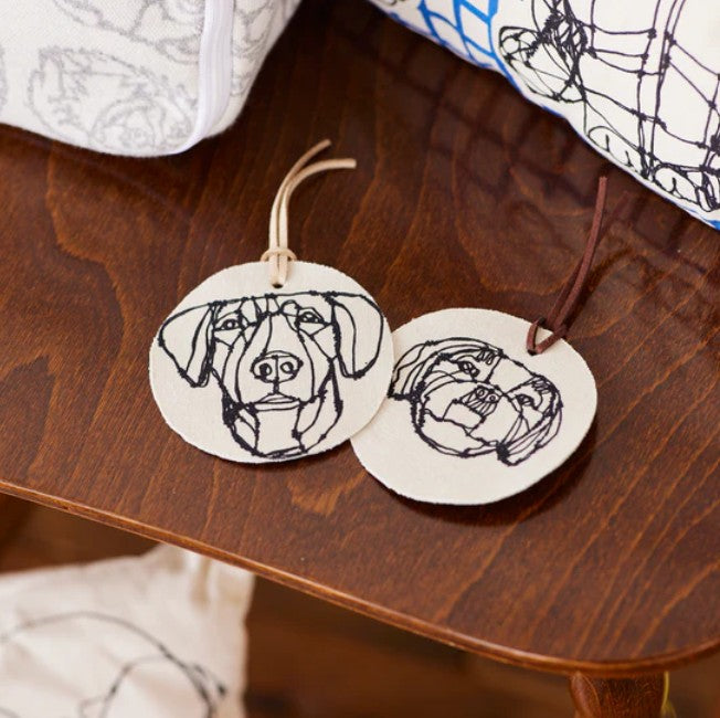 ＋HAyU fabric | ANIMALS | cotton linen printed canvas 棉麻 (110x98cm)