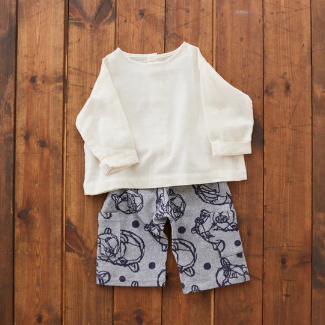 +HAyU fabric | BEAR | cotton knit jacquard 純棉針織提花