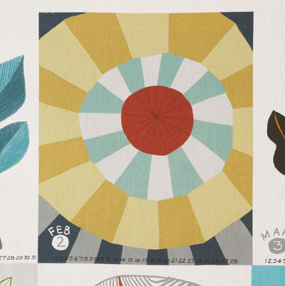 Japan | bookhou 2026 Fabric Calendar 布月曆 | cotton linen printed canvas 棉麻