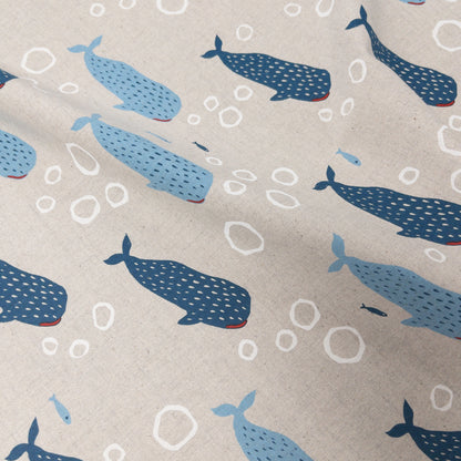 Japan | bubbles whale 泡泡鯨鯊 | cotton linen 棉麻