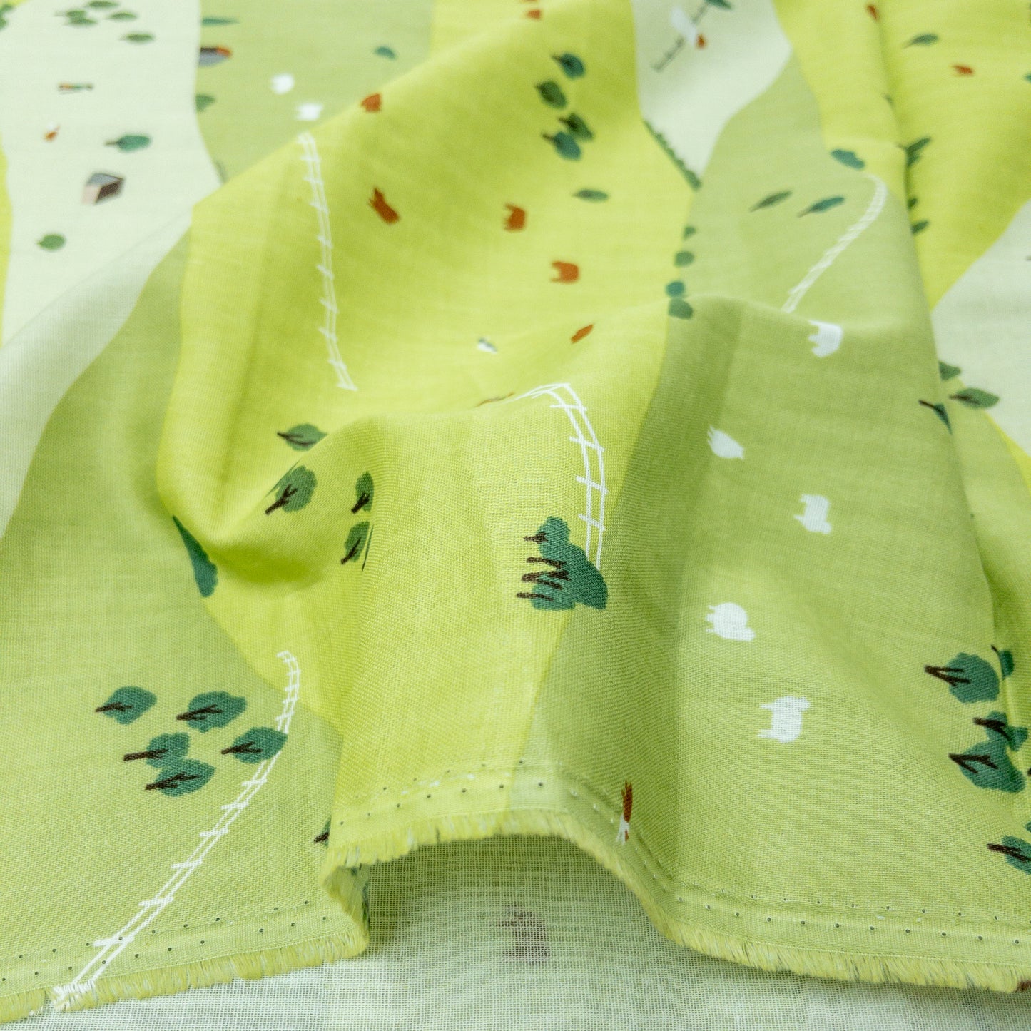 Muddy Works | farm 森林原野 | cotton double gauze 二重紗