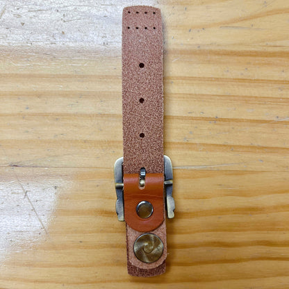 Handmade Top Grain Leather Magnetic buckle button 手工真皮帶磁石扣 - 4 colors