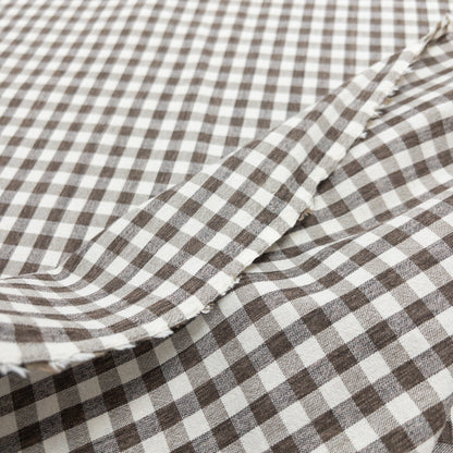 Japan | check 7mm 方格仔 | cotton yarn dyed poplin washer 先染純棉
