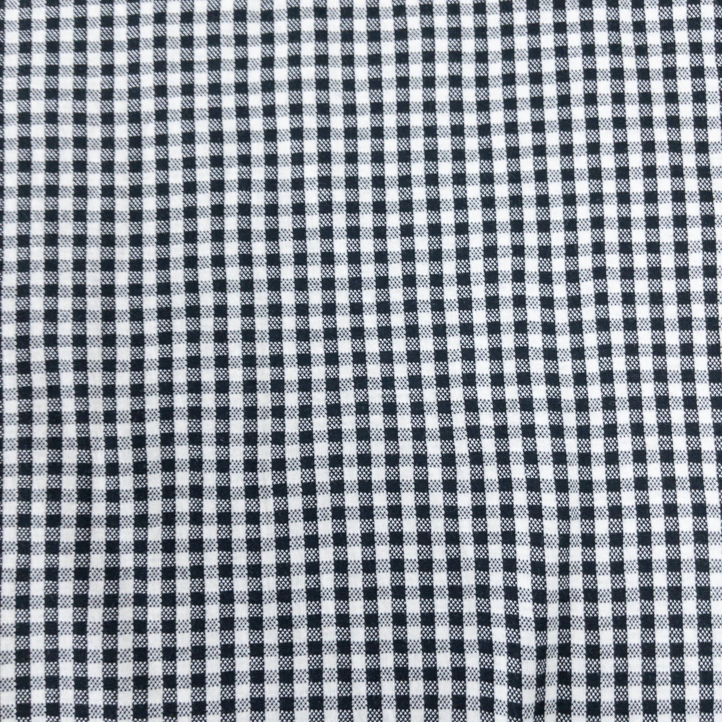 maffon | checkered black ivory格子 黑+米色 | cotton jacquard knit 雙面純棉提花針織 - 160cm