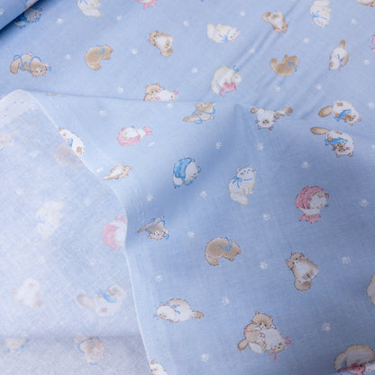 Japan | kitty 肉球小貓 | cotton printed sheeting 純棉