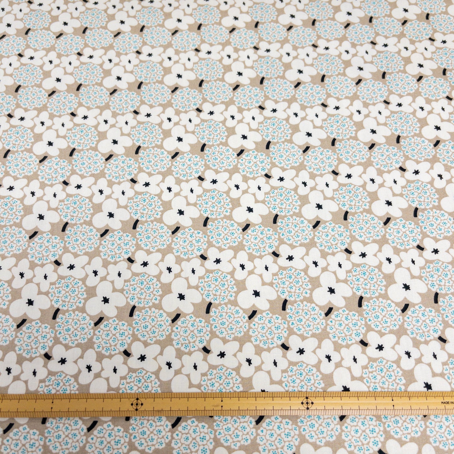 Kobayashi | Nordic flowers 北歐繡球花花朵 | cotton printed sheeting 純棉