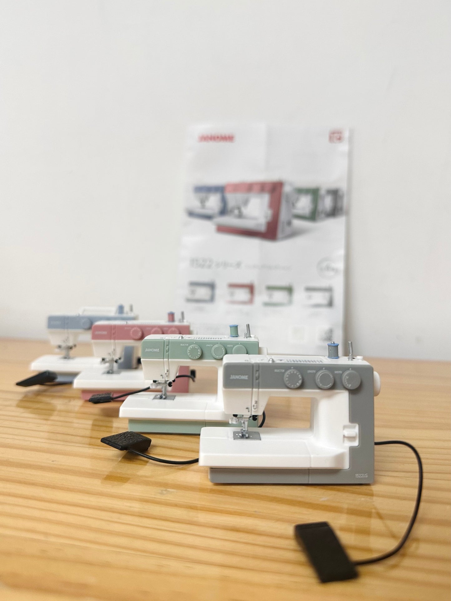 ［只限購物滿$200才可加購，不接受單買］ Janome 第2代 1522BG 微型衣車扭蛋 1隻 - 顏色隨機