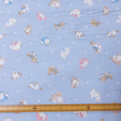 Japan | kitty 肉球小貓 | cotton printed sheeting 純棉