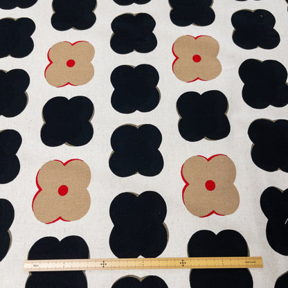 Kobayashi | cute flowers 可愛花形圖案 | cotton linen 棉麻