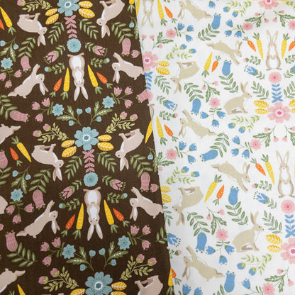 Japan | bunny forest 森林野兔| cotton printed oxford 純棉