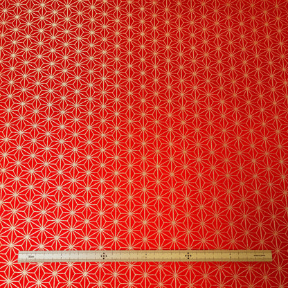 Japan | sparkling asanoha pattern 閃令令燙金線麻之葉 | brocade jacquard 錦緞