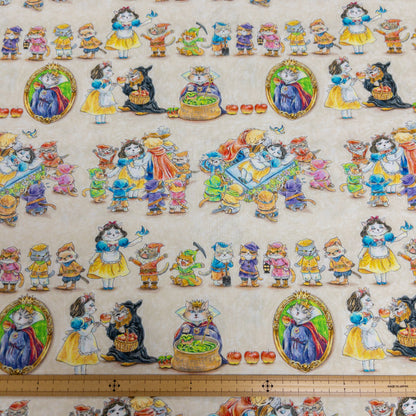 Japan | 『Hoyoka』Snow White Cats 白雪貓貓 | cotton printed sheeting 純棉