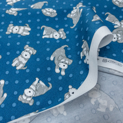Japan | Schnauzer 史納莎狗狗 | cotton printed oxford 純棉