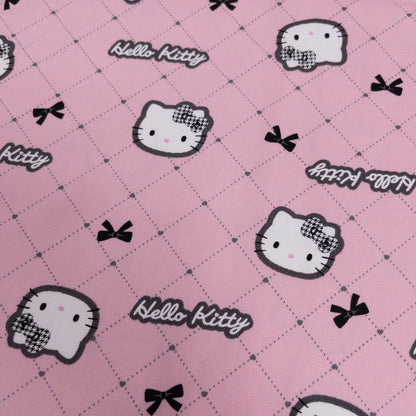 Japan | hello kitty 格紋 | cotton printed oxford 純棉