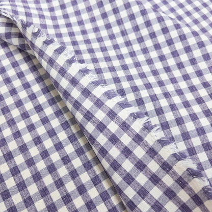 Japan | check 7mm 方格仔 | cotton yarn dyed poplin washer 先染純棉