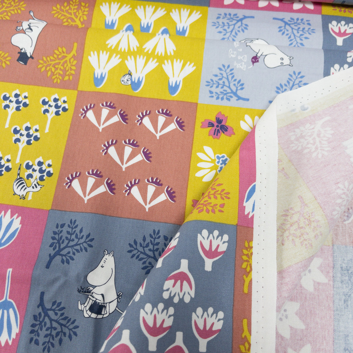Japan | Moomin 姆明拼格 | cotton printed oxford 純棉