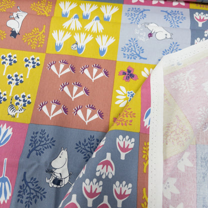 Japan | Moomin 姆明拼格 | cotton printed oxford 純棉
