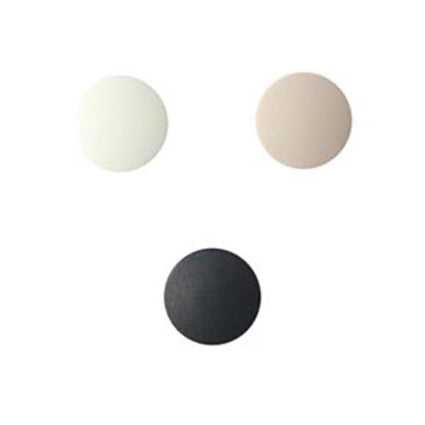 solid color rubber snap press machine button 3 colors 9mm - 100 pairs 純色機用膠啪鈕 3色 9mm - 100對 (需使用打鈕機)