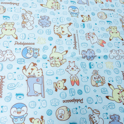 Japan | Pokémon 寵物小精靈比卡超 | cotton printed oxford 純棉