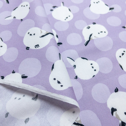 Japan | long-tailed tit dots 北海道小鳥「雪之妖精」波點 | cotton printed oxford 純棉