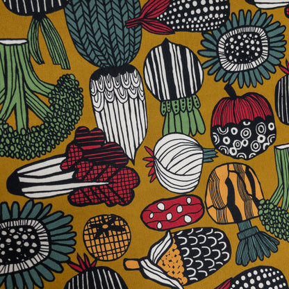 Japan | art vegetable 北歐藝術植物 | cotton printed oxford 純棉