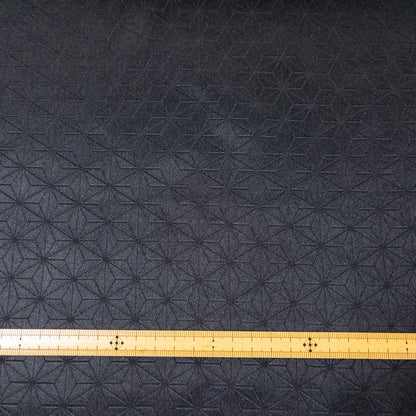 Japan | sparkling asanoha pattern 雙面暗紋令面和風圖案 麻之葉 青海波 | brocade jacquard 錦緞