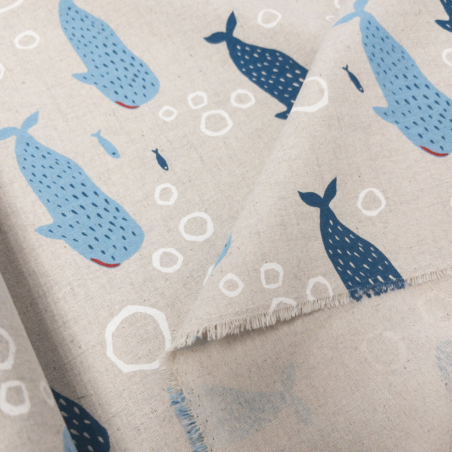 Japan | bubbles whale 泡泡鯨鯊 | cotton linen 棉麻