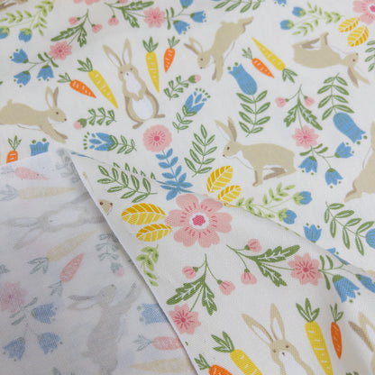 Japan | bunny forest 森林野兔| cotton printed oxford 純棉