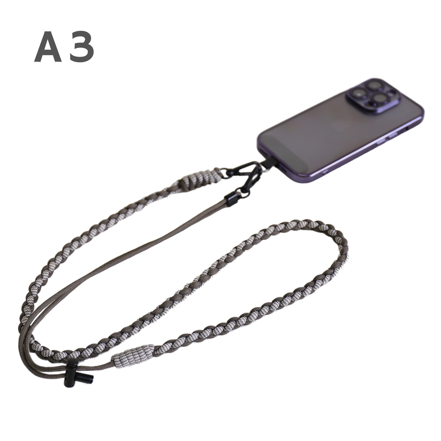 Lok Pattern│ 可調節長度 - 傘繩編織電話繩材料包DIY kit A + 教學影片